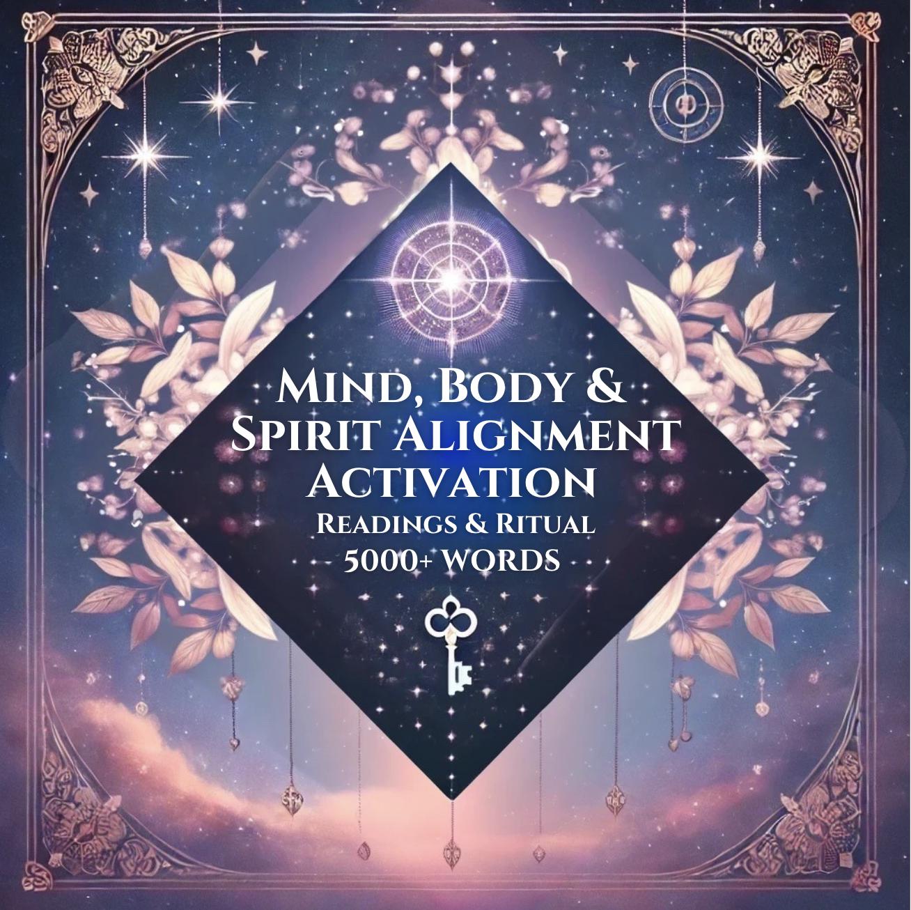 Mind, Body & Spirit Alignment Activation – Holistic Balance through Tarot, Channelled Messages and Ritual
