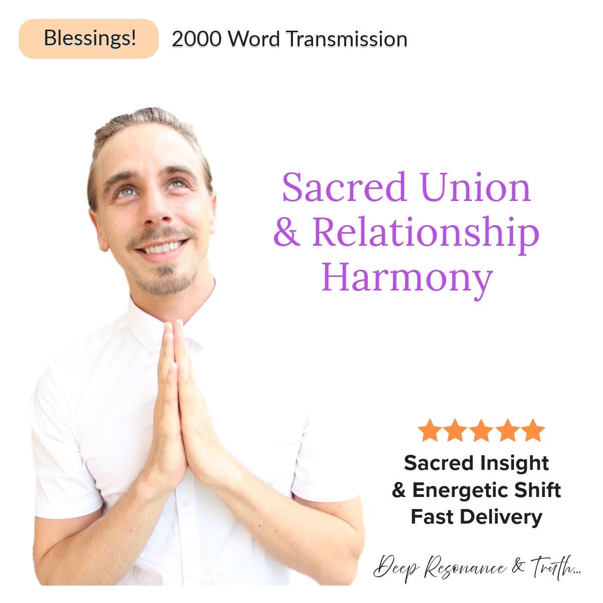 Sacred Union Transmission | Channelled Energetic Love Alignment | Divine Relationship Guidance | Over 2000 Words