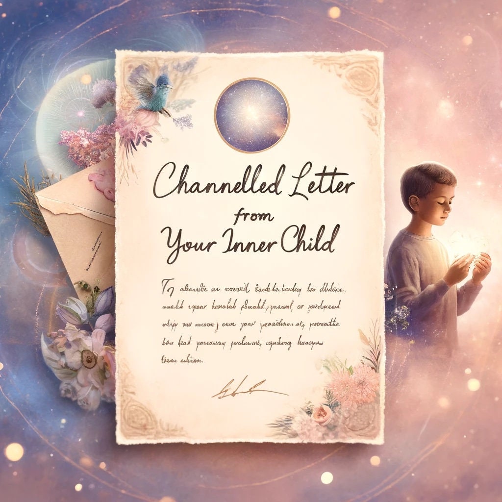 Heal and Embrace: Channelled Letter from Your Inner Child - Deep Emotional Connection and Healing Delivered Same Day, 400+ Words