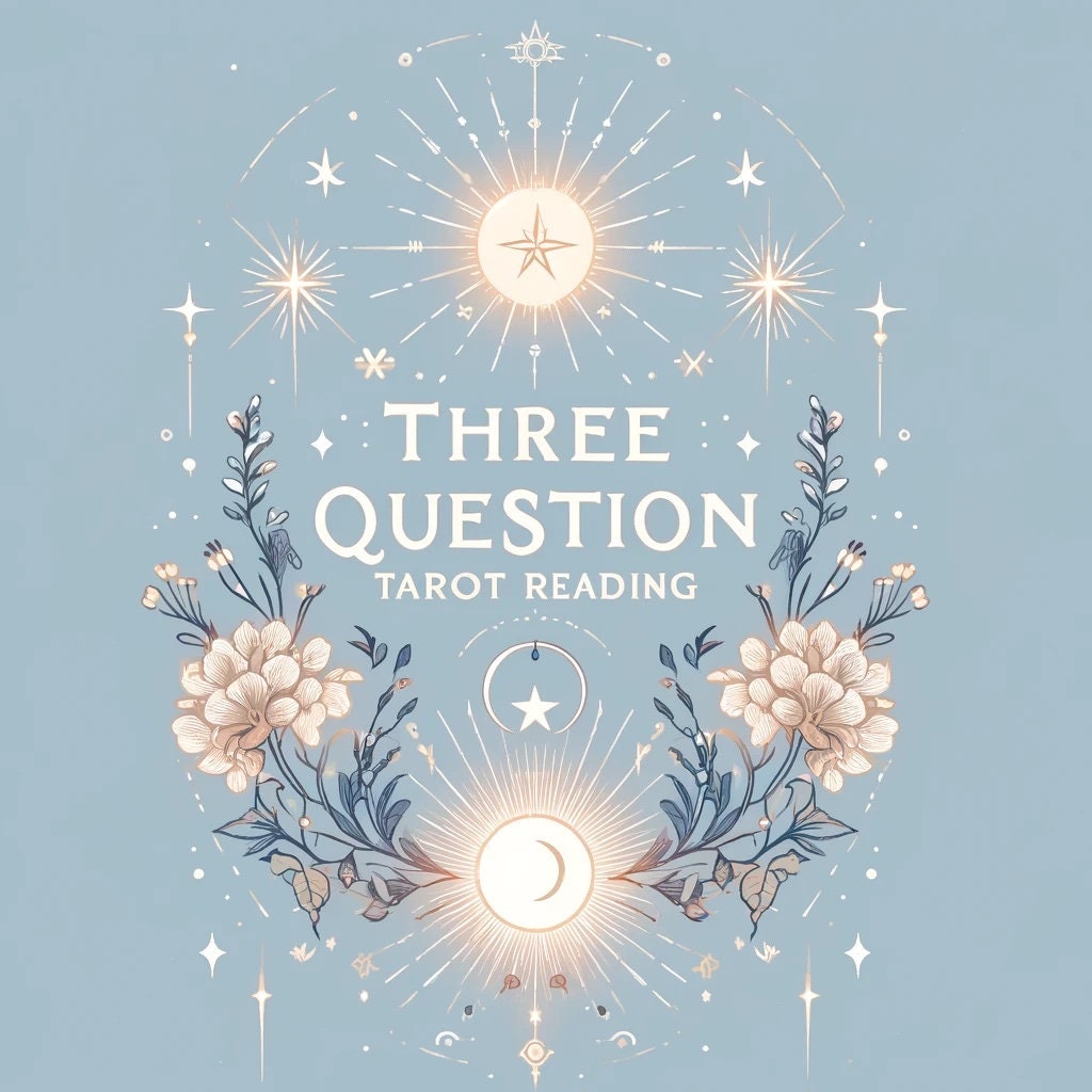 Three Question Tarot Reading - Same Day - Get Detailed Insights and Guidance for Your Questions - Accurate, Honest, & In-Depth, 750+ Words