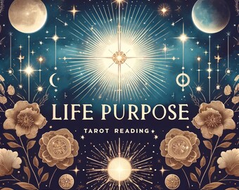 Life Purpose Tarot Reading - Same Day - Discover Your True Purpose and Path - Insightful, Detailed, Accurate, & In-Depth, 1200 Word PDF