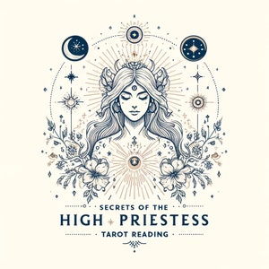 Secrets de grande prêtresse, lecture de tarot le jour même - Découvrez des vérités cachées : clarté, compréhension et un aperçu de l'inconnu, plus de 400 mots