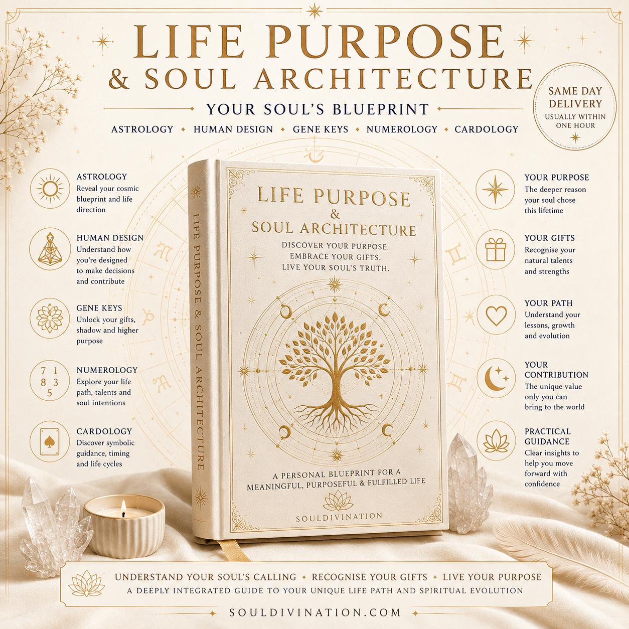 Life Purpose Reading | Astrology, Human Design, Gene Keys & Numerology Soul Blueprint PDF