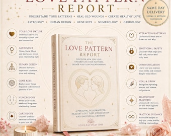Love Astrology Reading | Relationship Pattern Report, Human Design, Cardology & Numerology PDF