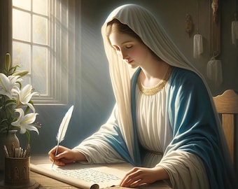 Mother Mary's Personalised Letter - Divine Love & Compassion, Channelled Letter from the Divine Mother, Sacred Guidance, 1200 Word PDF