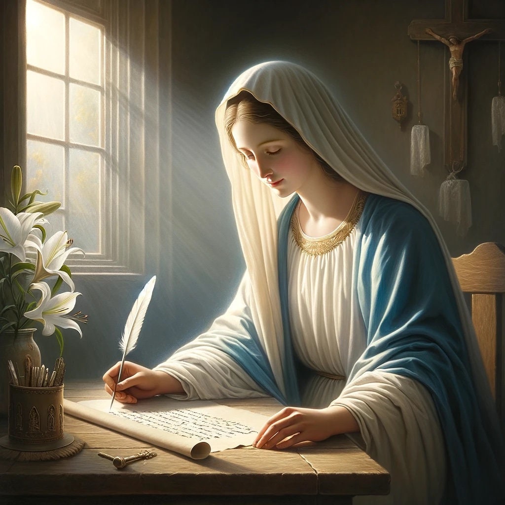 Mother Mary's Personalised Letter - Divine Love & Compassion, Channelled Letter from the Divine Mother, Same Day Sacred Guidance, 400+ Words
