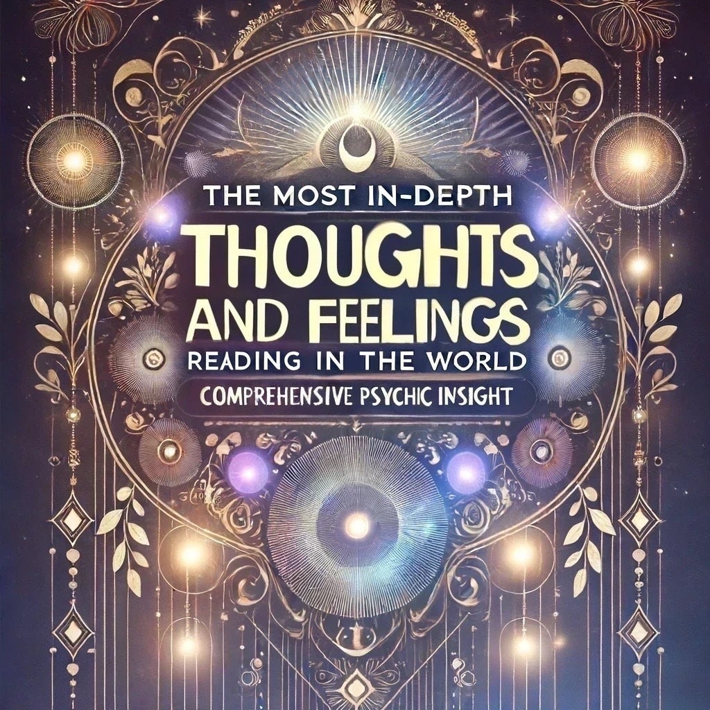 The Most In-Depth Thoughts and Feelings Reading in the World - Comprehensive Psychic Insight, 4000 Word PDF within 24 Hours