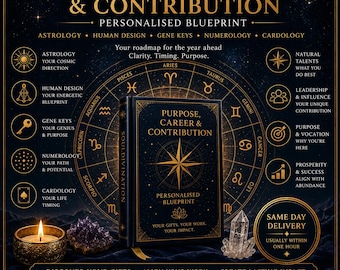 Career Astrology Reading | Human Design Career Report, Life Purpose, Gene Keys & Numerology PDF