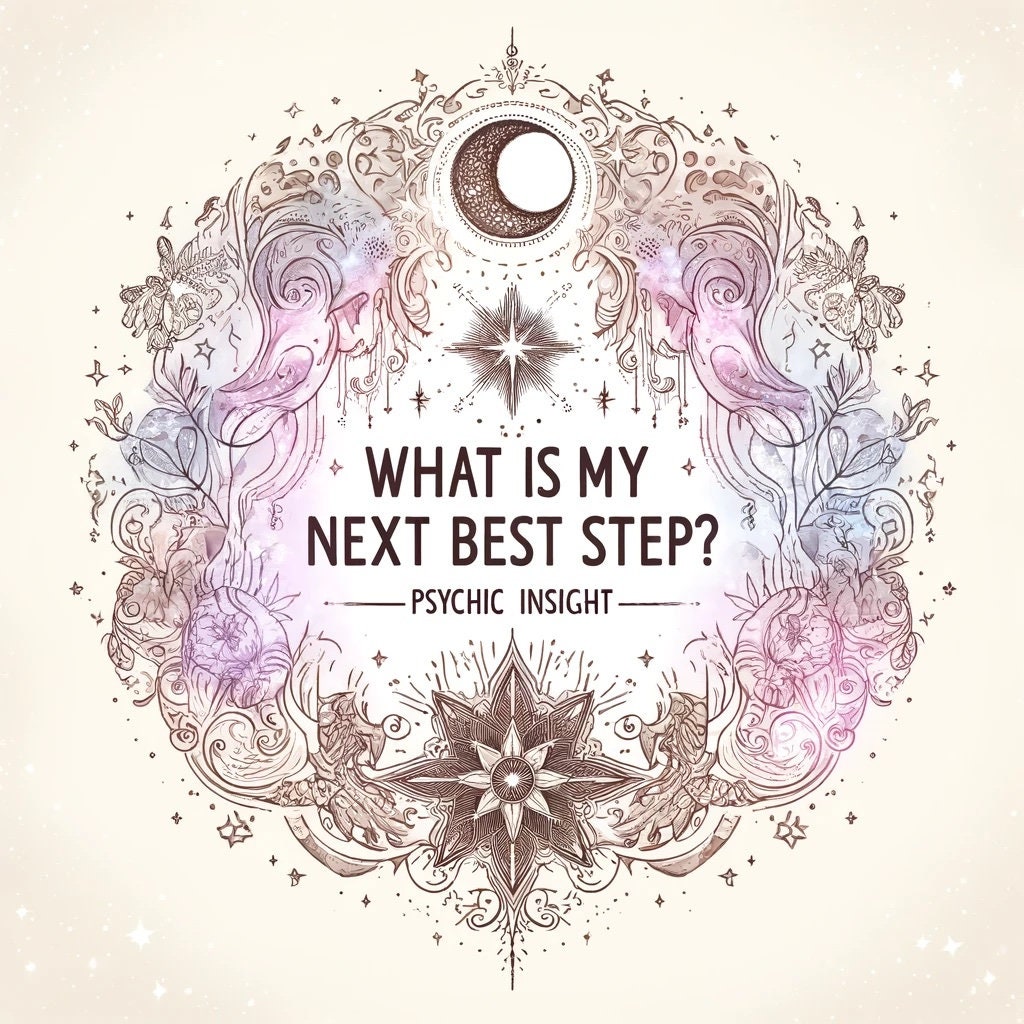 What Is My Next Best Step? Divine Guidance - Supportive Psychic - Same Day Reading - Helpful, Detailed, Honest, Accurate - 400+ words