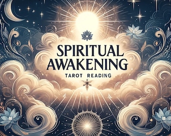Spiritual Awakening Tarot Reading - Same Day - Initiate Your Spiritual Journey - Insightful, Detailed, Transformative & In-depth, 400+ Words