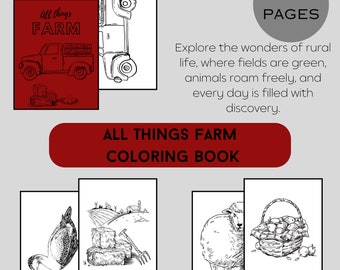 All Things Farm Malbuch