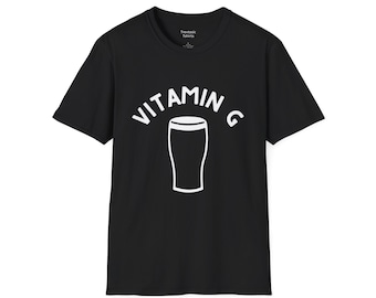 Vitamin G - Schwarzes Guinness T-Shirt - St Patrick's Day