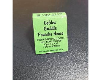 Golden Griddle Pancake House North Myrtle Beach South Carolina Matchbook