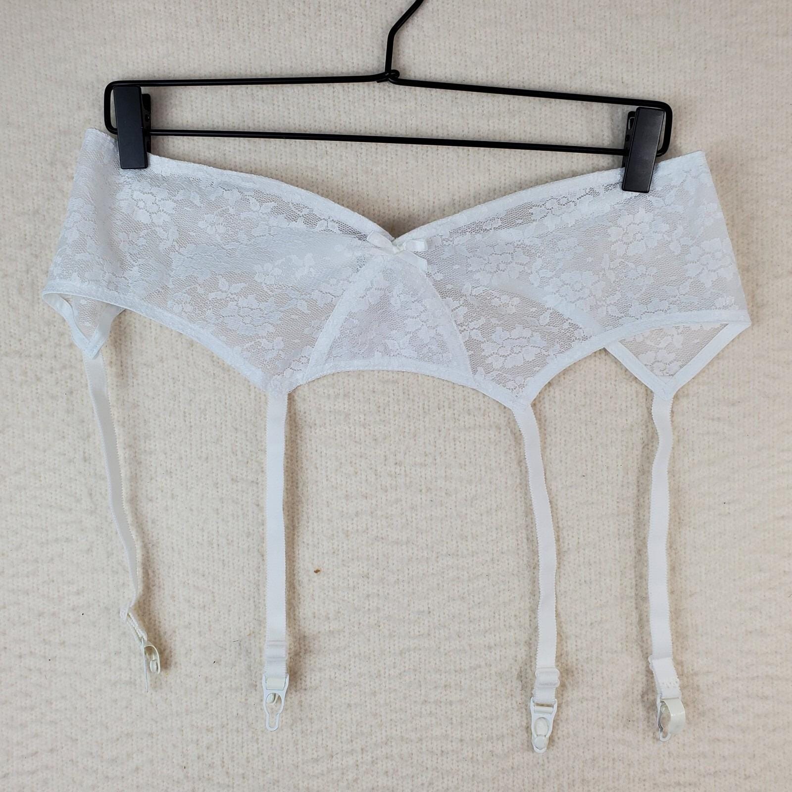 White Plus Size Garter Belt - Etsy