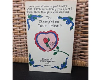 Poems Of Encouragement And Praise Pattie Tucker Cockerham Yadkinville NC Booklet