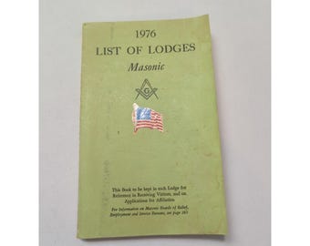 1976 List Of Masonic Lodges Worldwide Freemasonry