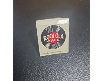 Rock Ola Cafe Matchbook North Carolina Virginia Vintage
