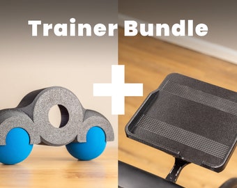 Trainervoeten, past op Wahoo Kickr Core - PLUS - Trainertray, Bike Tray, Past op Garmin-houder. Te gebruiken met telefoon, afstandsbedieningen of snacks.