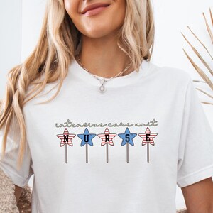 ICU Nurse 4th of July Shirt Red White Blue ICU Crew Shirt Nurse Patriotic July 4th Shirt Intensive Care Unit Nurse Tee American Nurse Gift