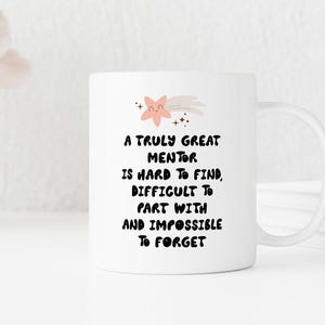 Mentor Mug Thank You Mentor Gift for Mentor Appreciation Gift for Mentor Birthday Gift for Best Mentor Gift for Mentor Retirement Gift Idea