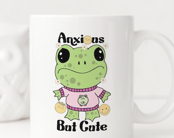 Cute Frog Mug Gift for Best Friend Animal Lover Coffee Mug Unique Birthday Gift for Her Funny Frog Mug Gift for Frog Lover Gift for Women