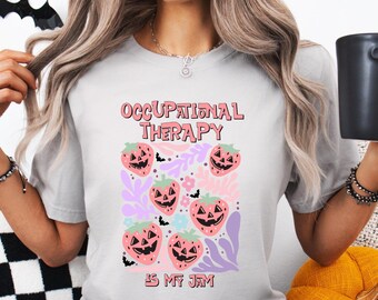 Occupational Therapy Halloween Shirt Halloween OT Shirt Spooky Occupational Therapist Shirt OT Shirt Special Education Shirt Fall OT Shirt