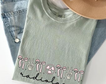 Radiology Valentine's Day Shirt for RAD Tech Shirt X-ray Tech Gift for Xray Technologist Valentine Shirt CT MRI Group Shirt Comfort Colors®
