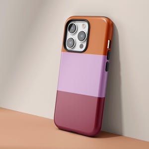 Solid Color Phone Case iPhone 15 14 13 12 Pro Max Case Minimalist Phone Case for iPhone Tough Case Aesthetic Phone Case Custom Colorful Case image 3