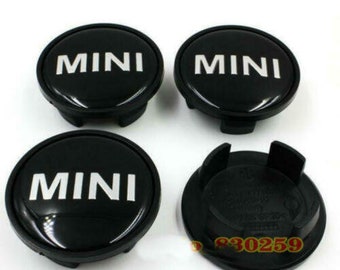 4-Pack 54mm Glossy Wheel Centre Caps For Mini - Car Wash Safe, Easy Install - View #2