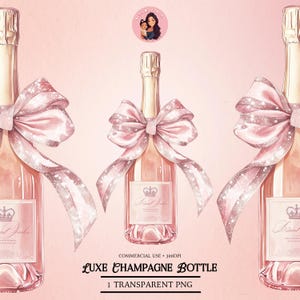 Bottiglia di Champagne PNG Acquerello Festa Clipart Bottiglia di Champagne Rosa PNG Prosecco Perlato PNG Clipart Addio al Nubilato Clipart Festa di Capodanno Clipart