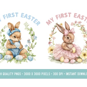 Mein erstes Ostern PNG, mein erster Osterhasenbogen PNG SVG, Osterhasenkranz, Sublimation Personalisierte Drucke Strampelanzug, kommerzielle Nutzung 300dpi