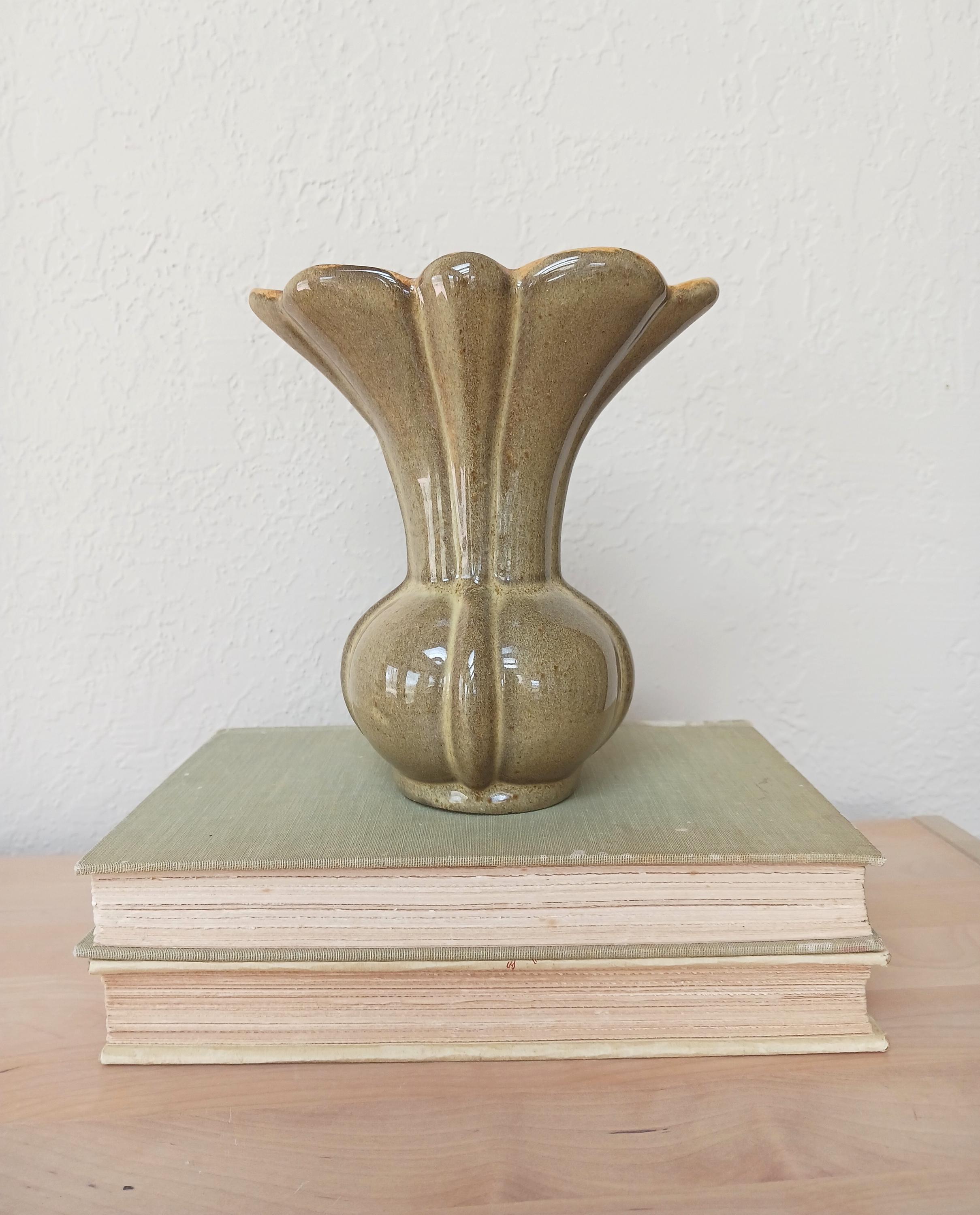 Vintage Gonder MCM Vase Collectable Studio Pottery Stoneware Flower Vase
