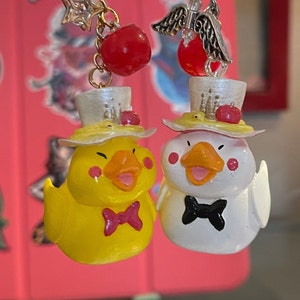 Lucifer duck keychain | Hazbin Hotel | Made to Order
