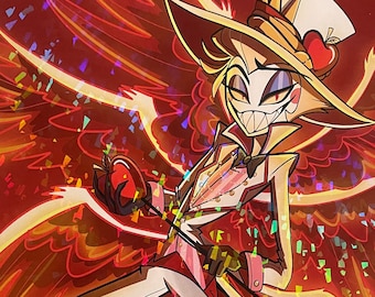 Lucifer Morningstar - Hazbin Hotel Art Print