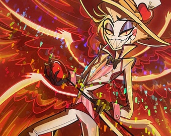 Lucifer Morningstar - Hazbin Hotel Art Print