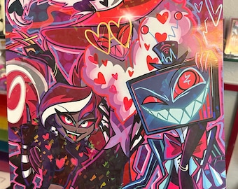 The Vees 11x17 Holographic Art Print | Hazbin Hotel - Etsy