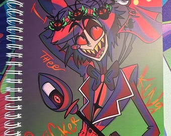 Alastor the Sticker King Reusable Sticker Book || Hazbin Hotel Inspired