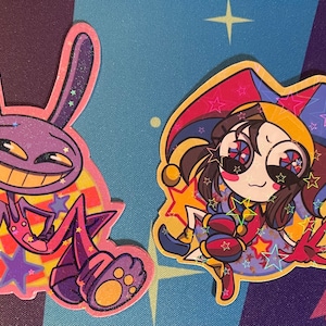 The Amazing Digital Circus stickers | Pomni or Jax