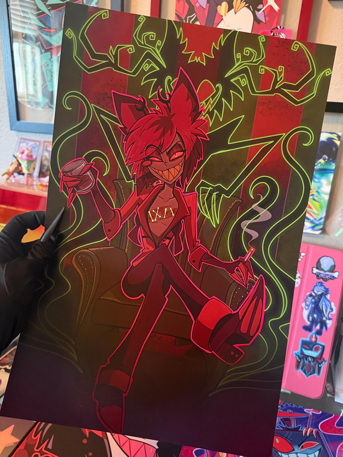 Alastor - Hazbin Hotel Art Print - Etsy