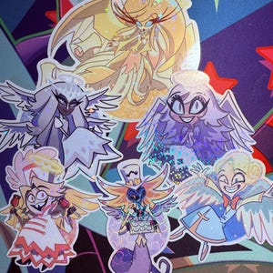 Heavenly Crew | Hazbin Hotel Inspired Vinyl Stickers