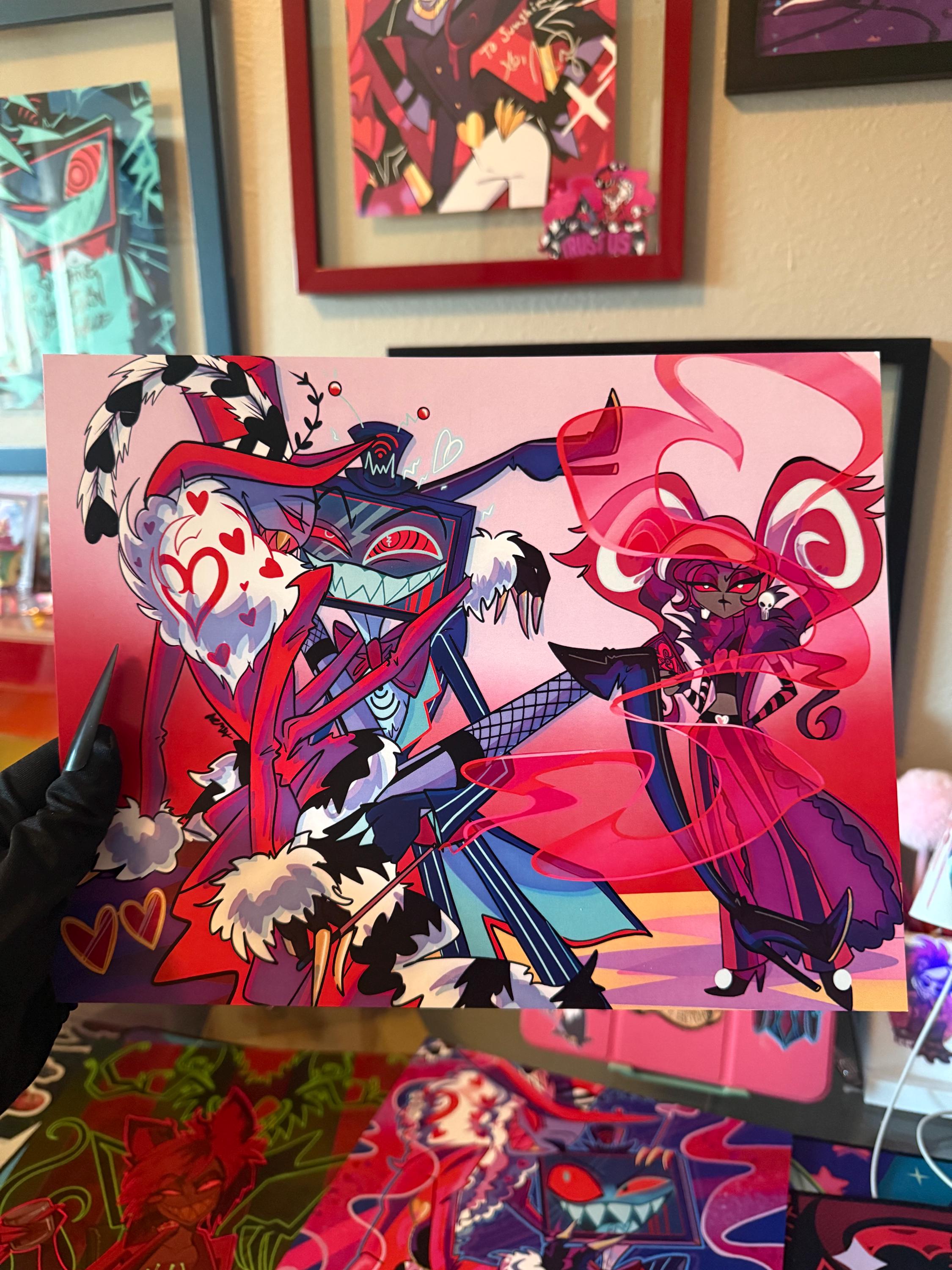 The Vees (again) - Hazbin Hotel 8.5 X 11 Art Print - Etsy