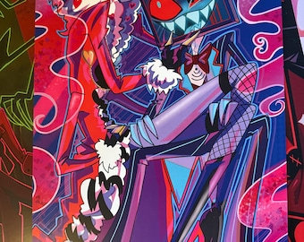 StaticMoth - Hazbin Hotel Kunstdruck