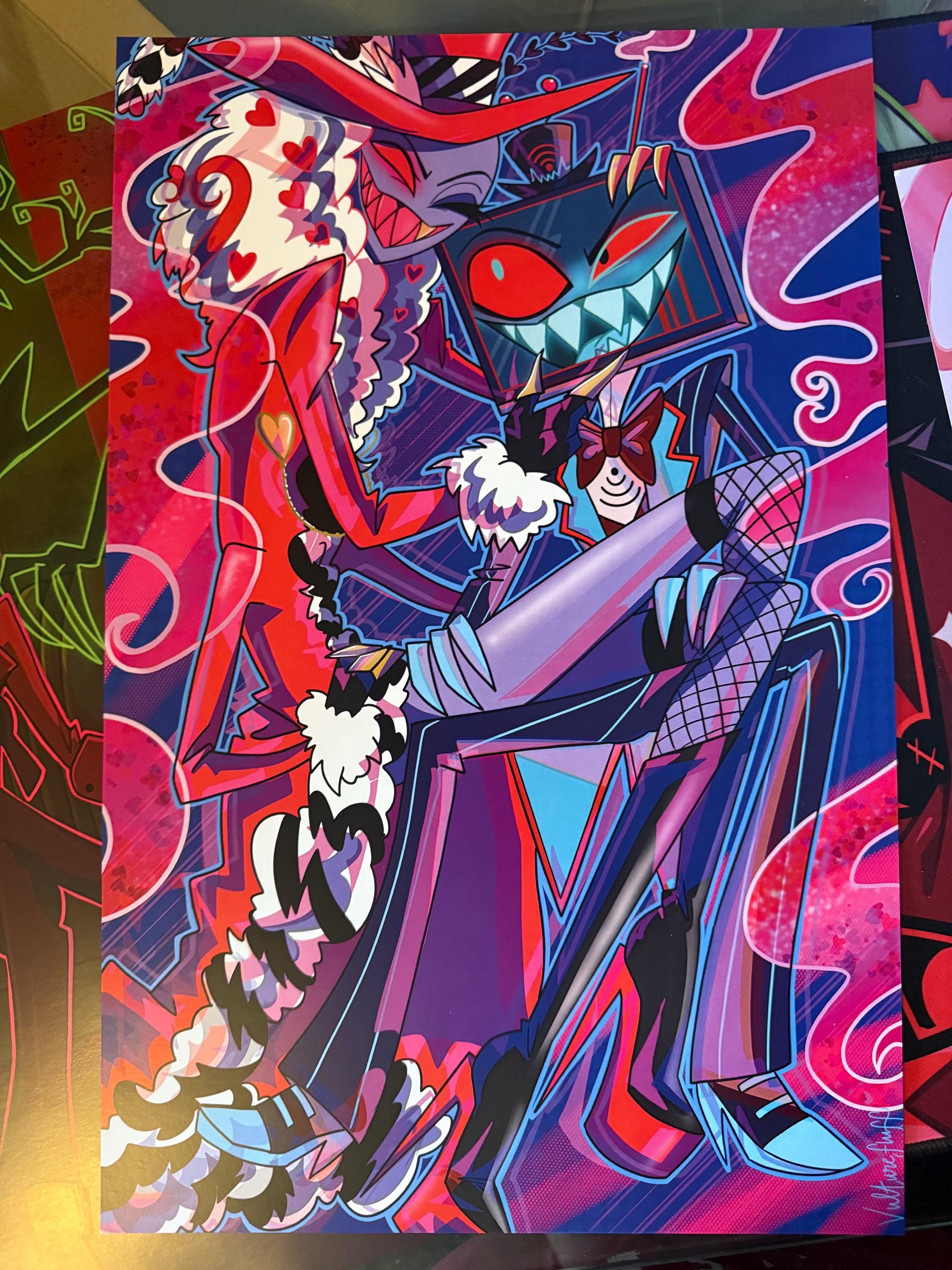 Vox Hazbin Hotel Poster - Etsy Hong Kong