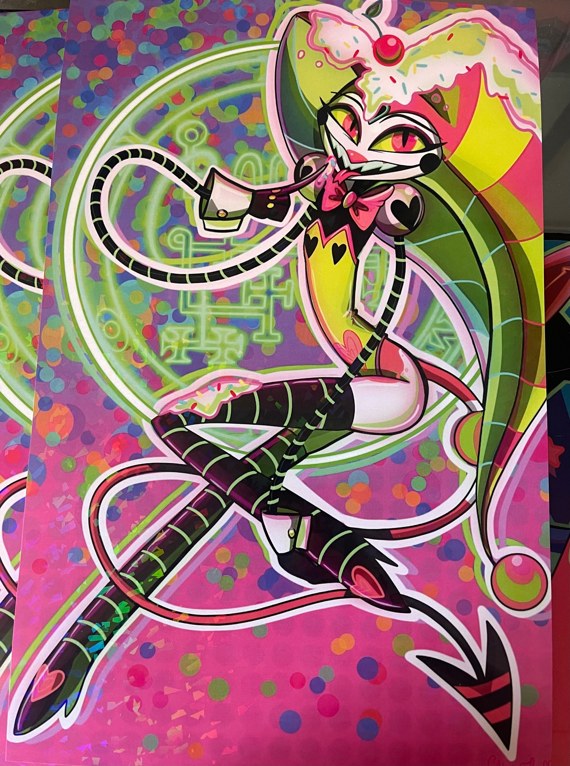 Fizzarolli W/ Xtra Sprinkles | Helluva Boss Art Print | 11x17