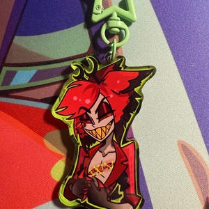 Hazbin hotel acrylic keychain - Etsy 日本