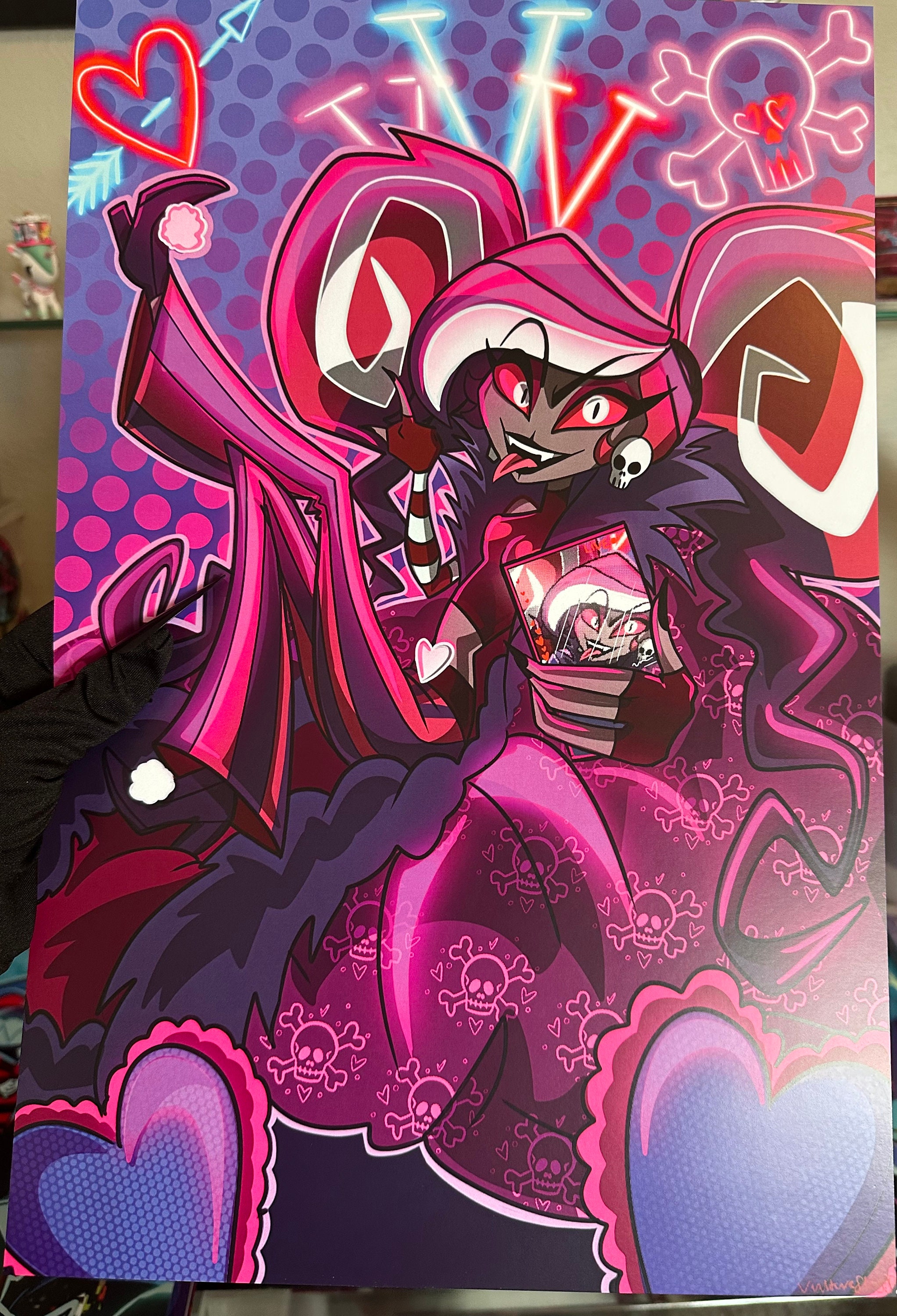 The Vees 11x17 マットアートプリント | Hazbin Hotel | Vox