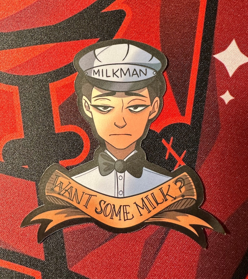 Thats not my Neighbor Milkman sticker Normal