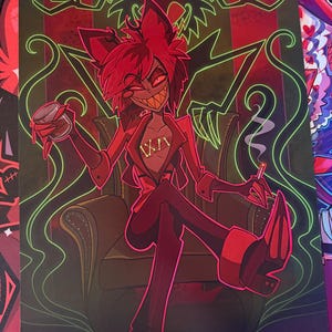 Alastor Hazbin Hotel Poster - Etsy