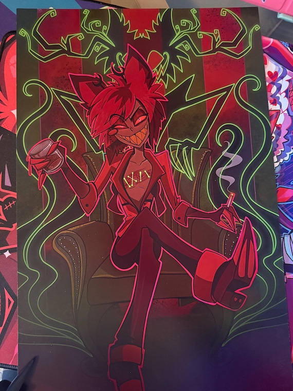 Alastor - Hazbin Hotel Art Print - Etsy