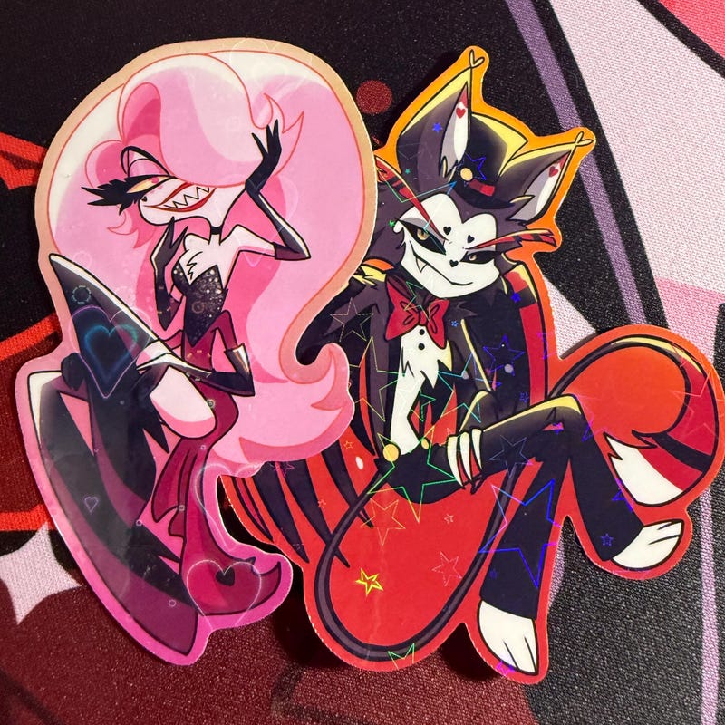 Angel and Husk Stickers - Etsy